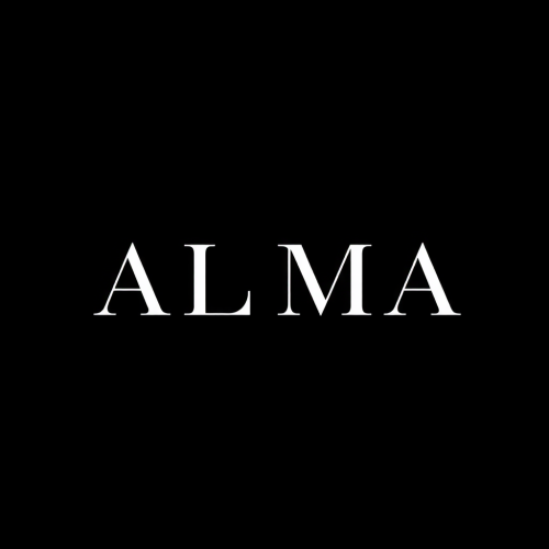 ALMA: Russian Fashion Brand Logo in Modern Style