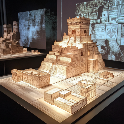 ALT: Build Purepecha buildings on city model with motifs.