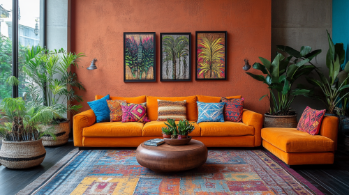 Afrohemian Color Palette in Interior Decor - Inspiring Shot