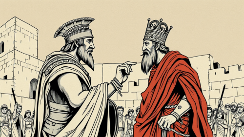 Alexander Meets Shimon: Muted Indie Comic Illustration