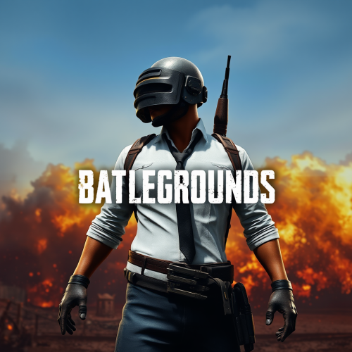 Ali Gaming logo behind PUBG without battleground.