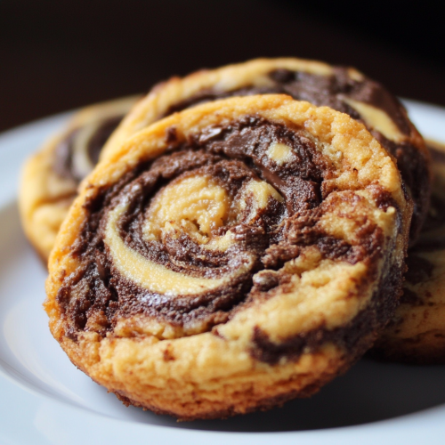 Amateur Photo: Peanut Butter Swirl Brownie Cookies