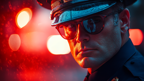 An American police officer's heroic movie poster An American police officer's heroic movie poster