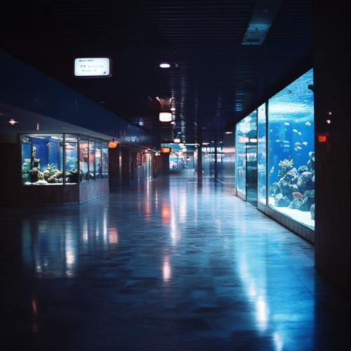 An Empty Fruitger Aero Mall Aquarium Image