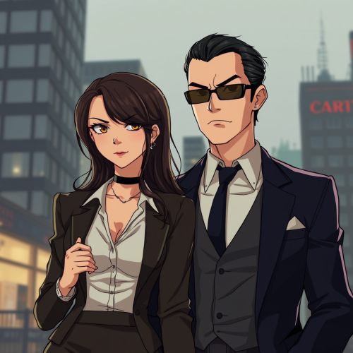 Anime Mafia Boss Couple: American Husband, Italian Wife
