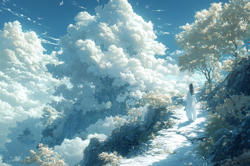 Anime artists painting on canvas with vibrant colors. Anime artists painting on canvas with vibrant colors.