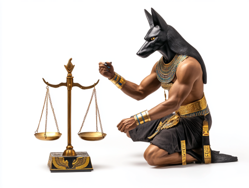 Anubis with Egyptian Scales