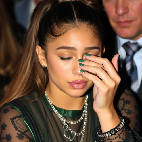 Ariana Grande Shedding Tears