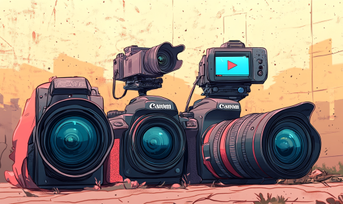 Artistic illustration on cybersecurity for YouTube content creators.