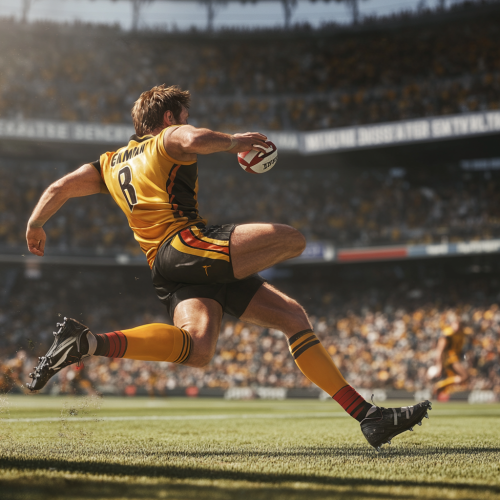 Australian Rules Football star Jack Ginnivan game-winning goal.