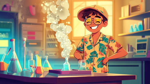 Awess in Hot Laboratory Experiment with Water Vapor