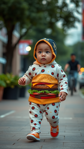 Baby fashion show inspired by hamburgers on TikTok. Baby fashion show inspired by hamburgers on TikTok.