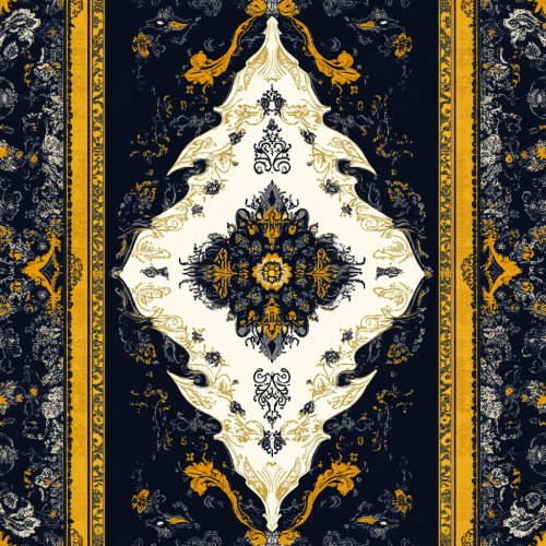 Beautiful dark blue, white, black and gold-yellow flag design. Beautiful dark blue, white, black and gold-yellow flag design.