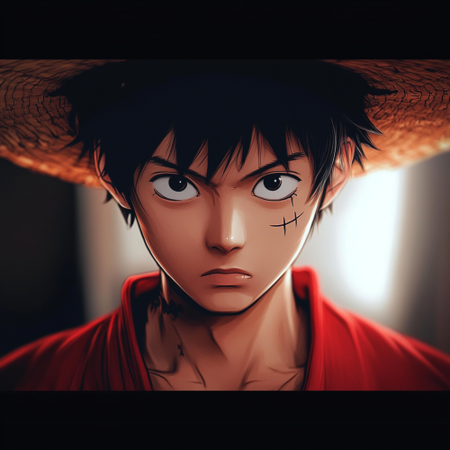 Big 3 manga characters together in realistic setting