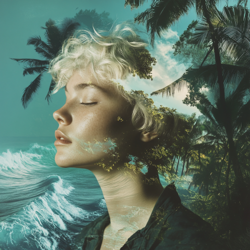 Blonde Person in Surreal Sea-Jungle Profile Picture Blonde Person in Surreal Sea-Jungle Profile Picture