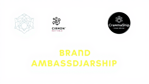 Celebrity logos promoting different brands as ambassadors.