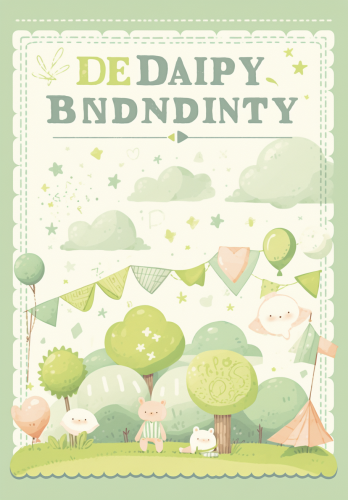 Child-friendly A4 background design for kindergarten newsletter, inviting.