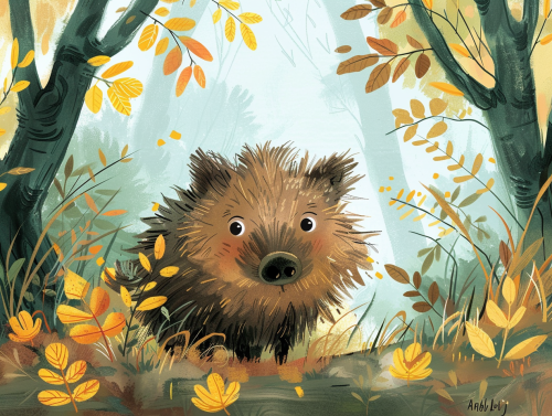 Children's Book Cover: Billy the Wild Boar