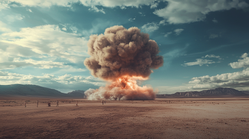 Chinese scientists successfully detonate atomic bomb in Lop Nor desert