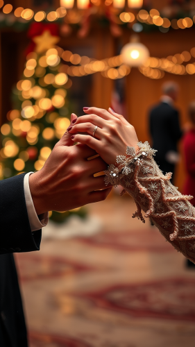 Christmas Tango with Elegant Hands