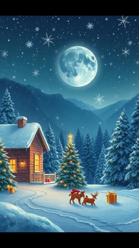 Christmas wallpaper for your mobile phone