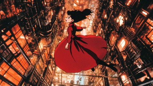 City pop music video wallpaper: Kiki the Witch's Delivery Service.