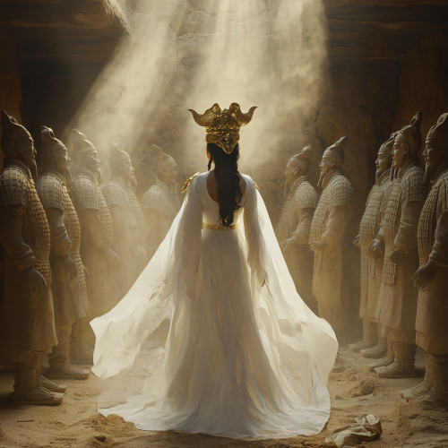 Cleopatra Visits Terracotta Warriors: A Historical Crossover