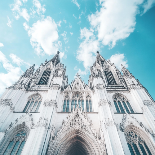 Cologne Cathedral Stands Tall in City Skyline