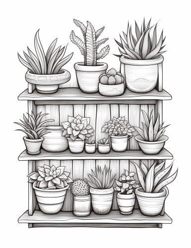 realistic-house-plant-coloring-page-for-adults
