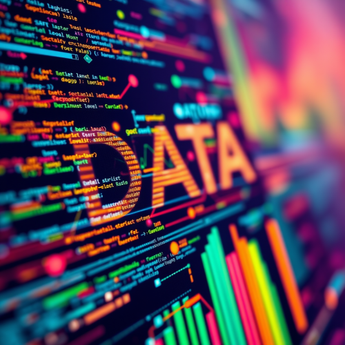 Colors show data using technology with vibrant designs.