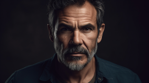 Brazilian Man in Elegant Attire Portrait