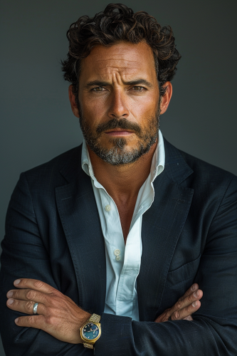 Confident Brazilian man in stylish professional attire Portrait