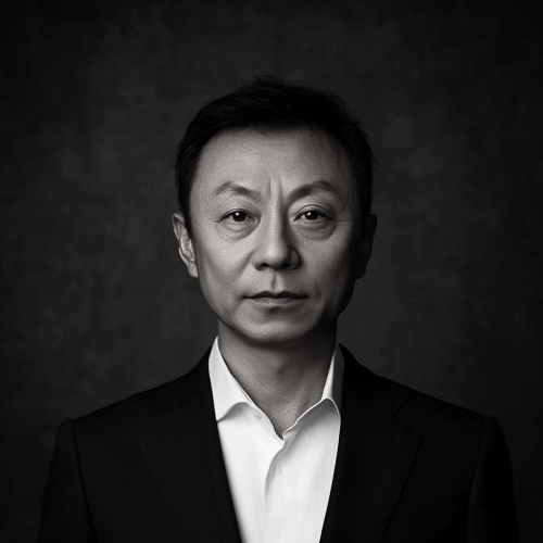 Confident Chinese man in professional LinkedIn portrait