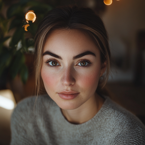 Confident person giving dating advice in modern setting