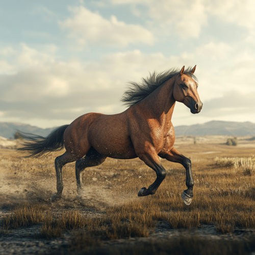 Create image of horse like Ford Mustang logo. Create image of horse like Ford Mustang logo.