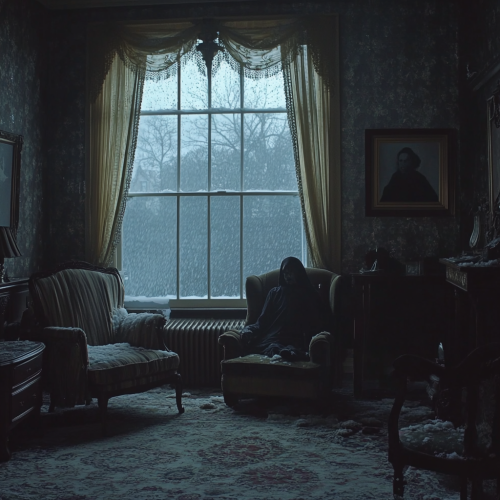 Creepy Christmas Night in Victorian Haunted Mansion