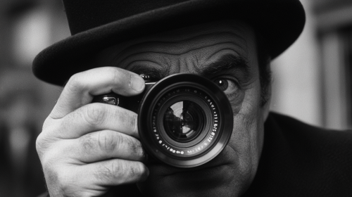 Creepy Male Photographer in 1967 London Streets.