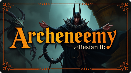 Dark Archenemy Playmat with Eldrazi Art
