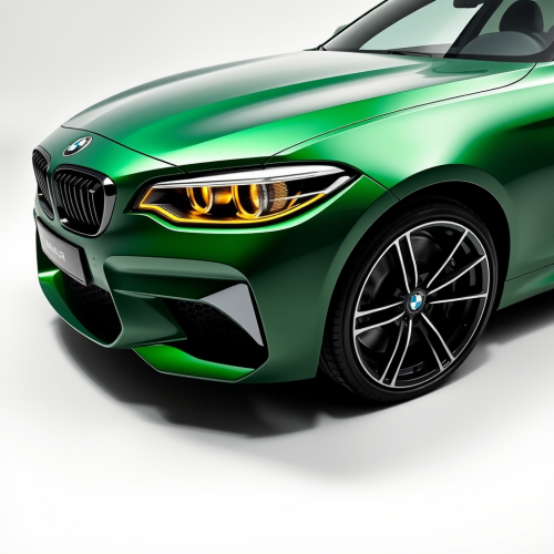 Dark Green 2018 BMW M140 Showcasing Sporty Design Dark Green 2018 BMW M140 Showcasing Sporty Design