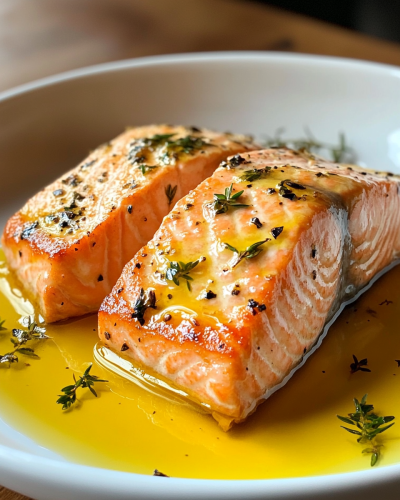 Delicious Honey Glazed Salmon in a Bowl