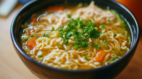 Delicious crack chicken noodle soup from Reddit.