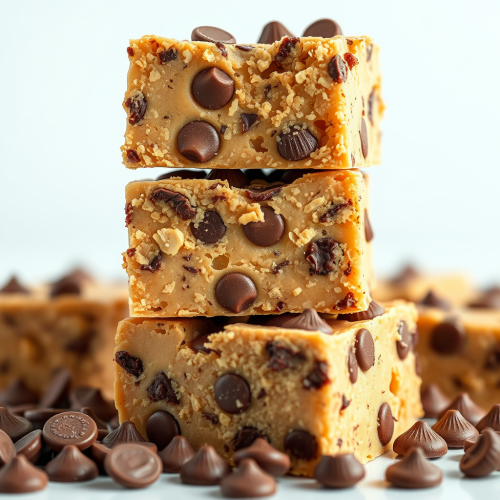 Delicious homemade peanut butter fudge with chocolate chips