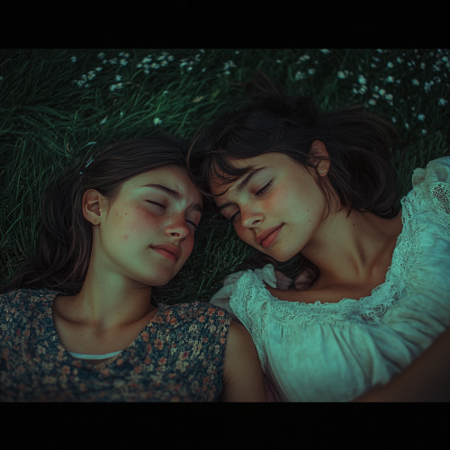 Documentary snapshot of a moody gen z girl