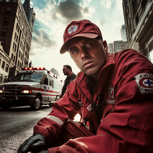 EMTs save lives in bustling city hospital.