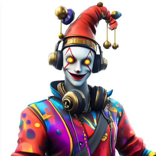 Electronica DJ Jester Reimagined as Fortnite Character