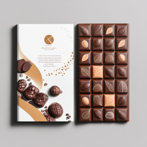 Elegant Magazine Cover for Bespoke Gourmet Chocolates