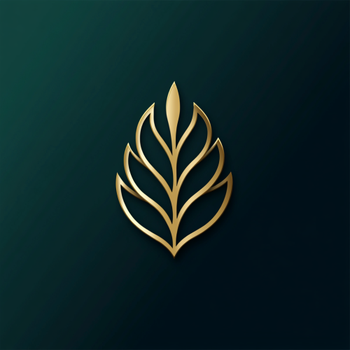 Elegant logo symbolizing growth and guidance for business