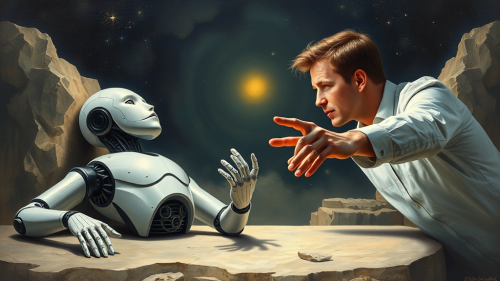 Elon Musk Creates Adam as an Android