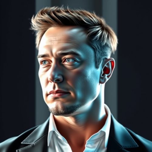 Elon Musk as a Stylish DBZ Character Elon Musk as a Stylish DBZ Character