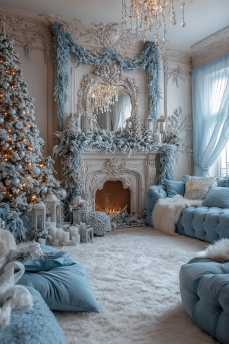 Enchanting Christmas Living Room Decor